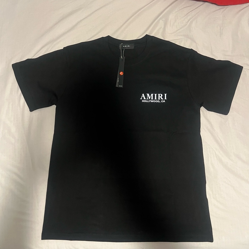 Black AMIRI Stacked Bones Tee
